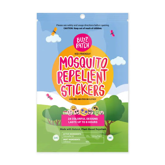 BuzzPatch Mosquito Repellent Stickers 1 PACK (24 patches)