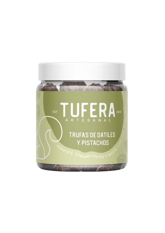 Tufera Trufas de Dátiles y Pistachos 8.75oz