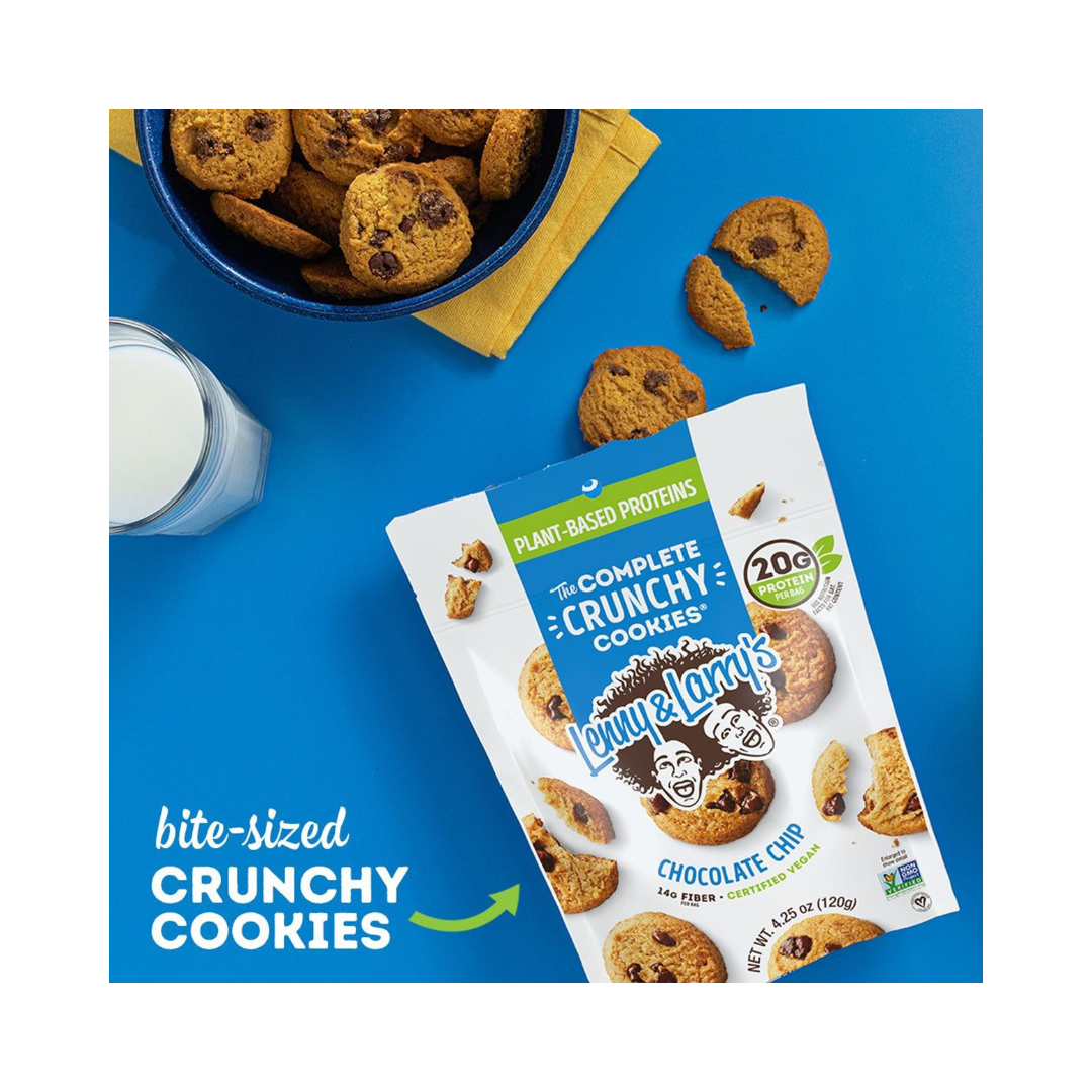 Lenny & Larry's Complete Crunchy Cookies, Chocolate Chip, 4.25 oz