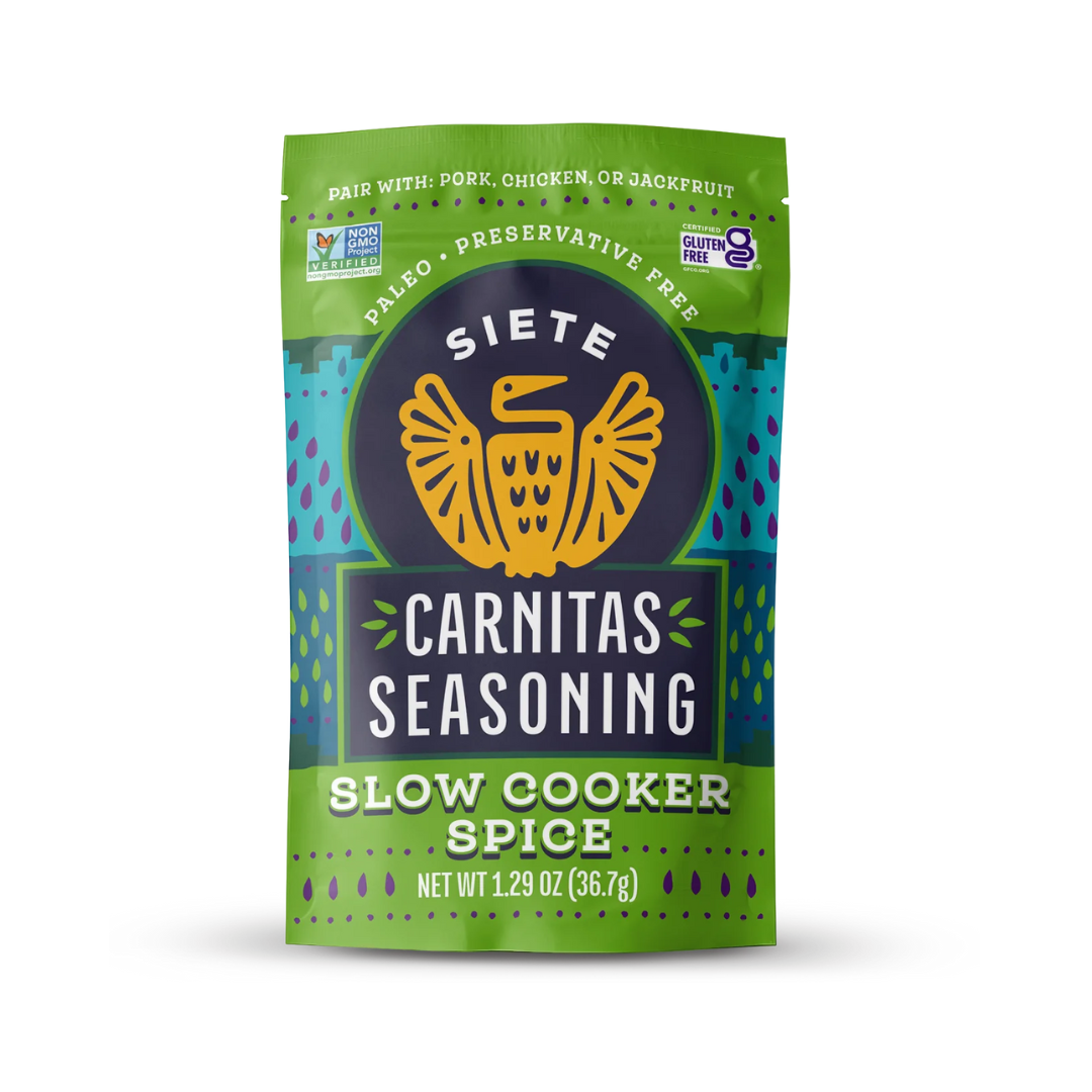 Siete Foods Carnitas Seasonings, 1.29 oz