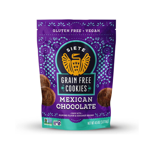 Siete Foods Grain Free Cookies, Mexican Chocolate, 4.5 oz