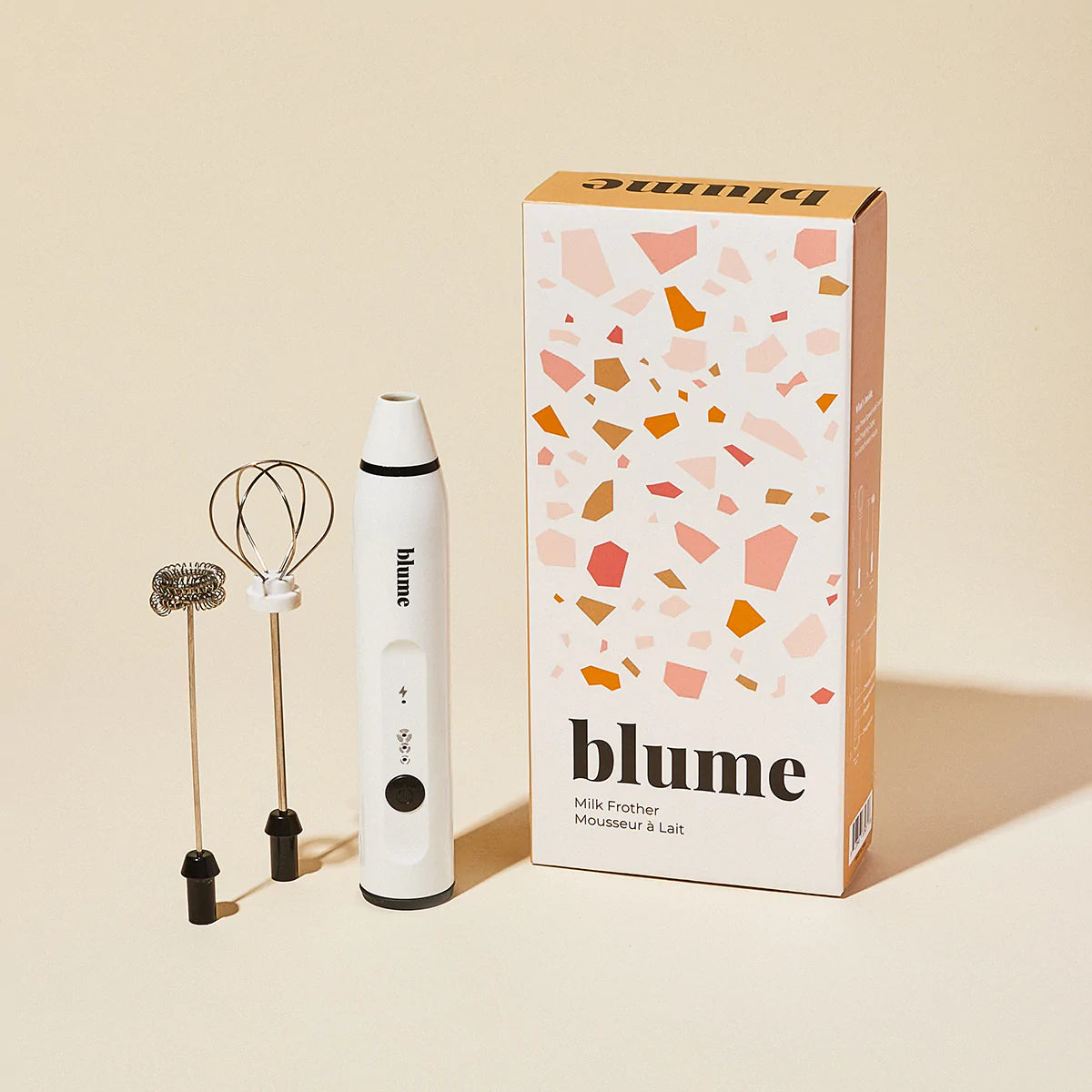 Blume Milk Frother de Mano, Blanco