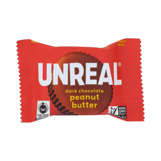 UNREAL Dark Chocolate Peanut Butter Cups, 0.53 oz (1 cup)