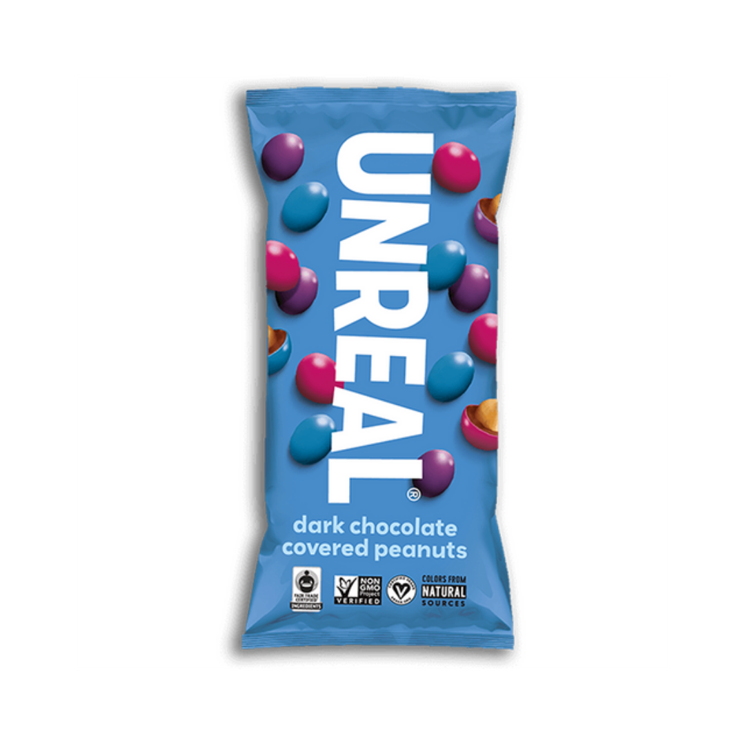 UNREAL Dark Chocolate Peanut Gems 1.5 oz