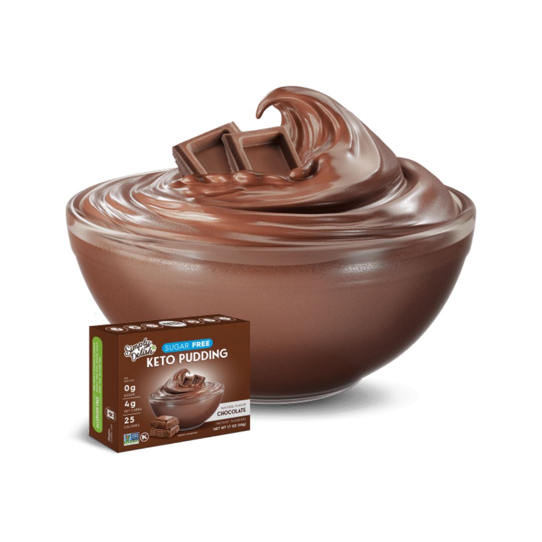 Simply Delish Pudín Sin Azúcar Keto Friendly Chocolate, 1.7 oz